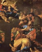 Poussin, The Virgin of the Pilar and its aparicion to San Diego of Large